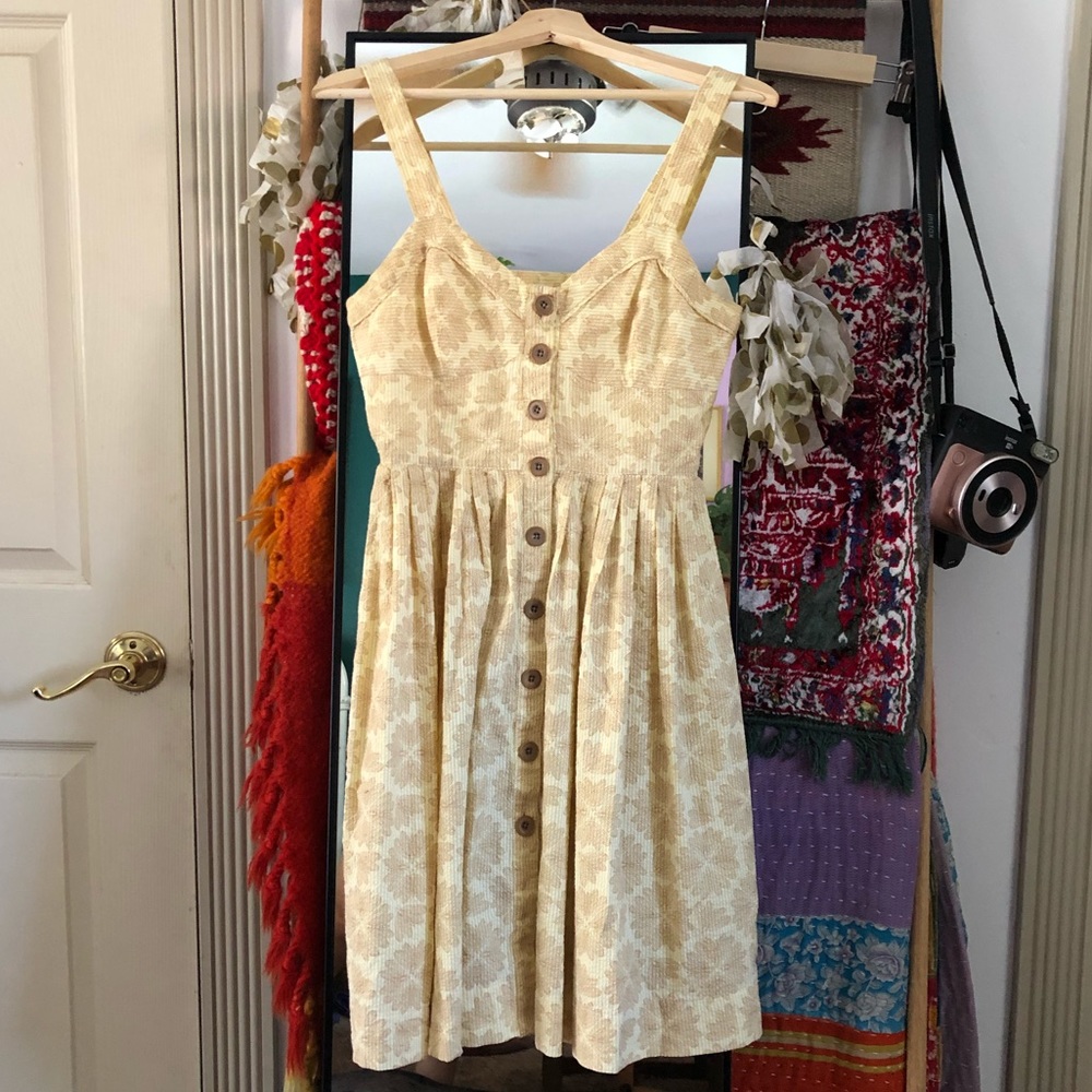 Maeve Dragonfly Button Up Dress